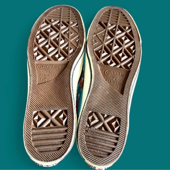 Converse 1980s Made in USA Burnt Orange High Top Vintage Sneakers Sz 11.5 RareOG - Picture 10 of 16